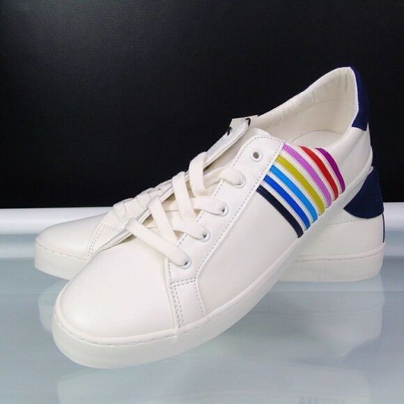 Crazy Rainbow Stripe GAP Sneakers - Picture 1 of 6